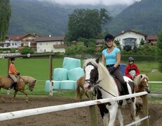 Beim Reiten