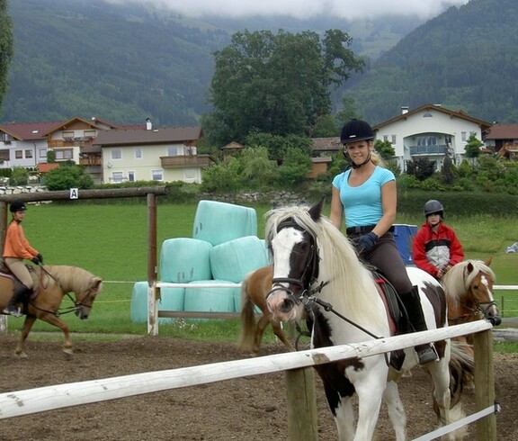 Beim Reiten