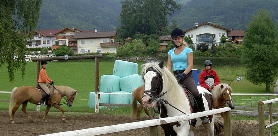 Beim Reiten